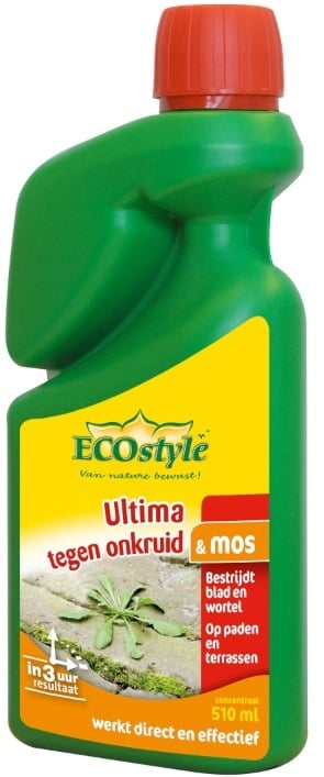 Ecostyle ultima tegen onkruid en mos 510 ml